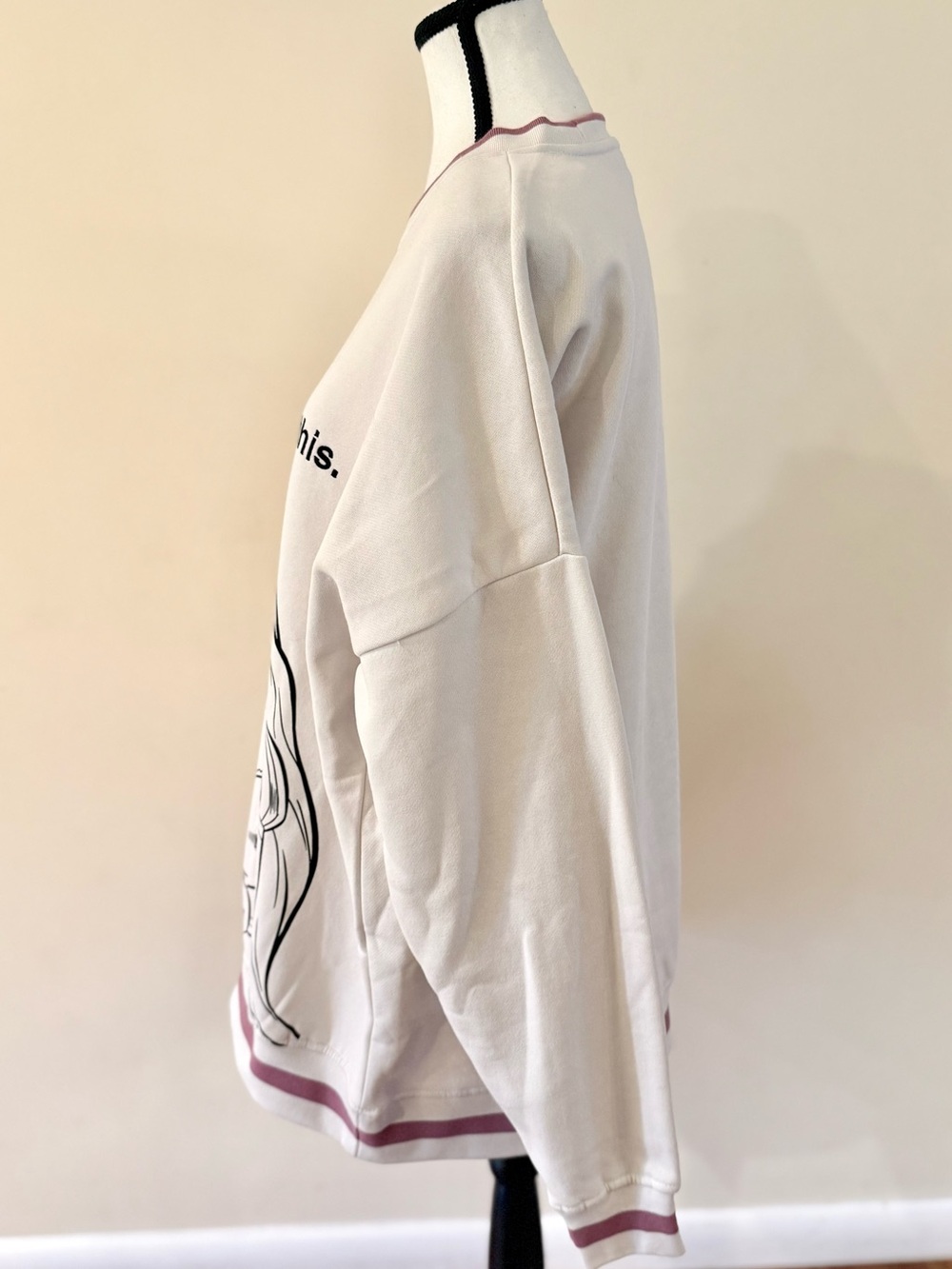 Disney Repunzal Crewneck"Wait... let me overthink this" - size 1X - Picture 4 of 7